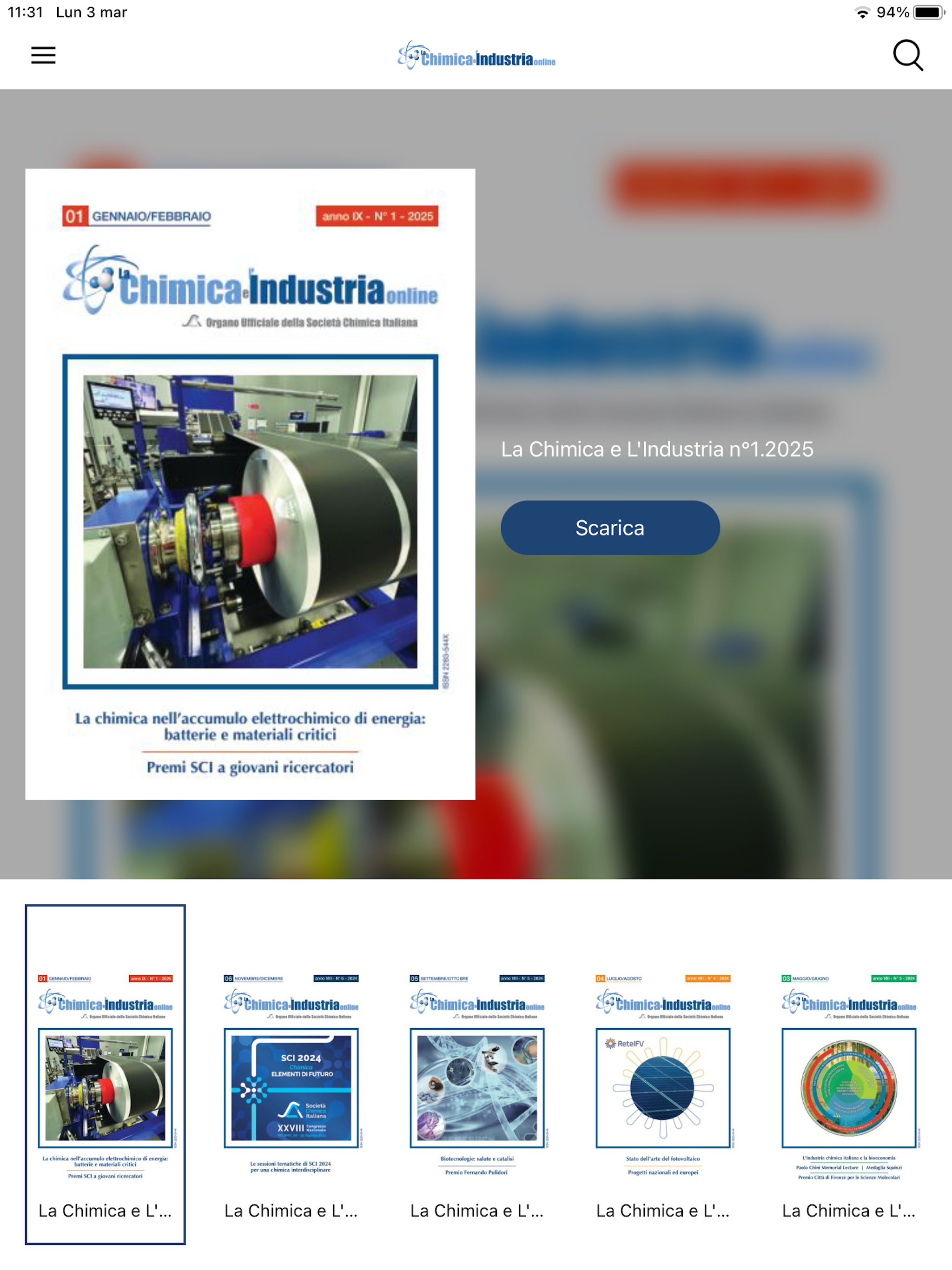 La Chimica e L’industria screenshot 6