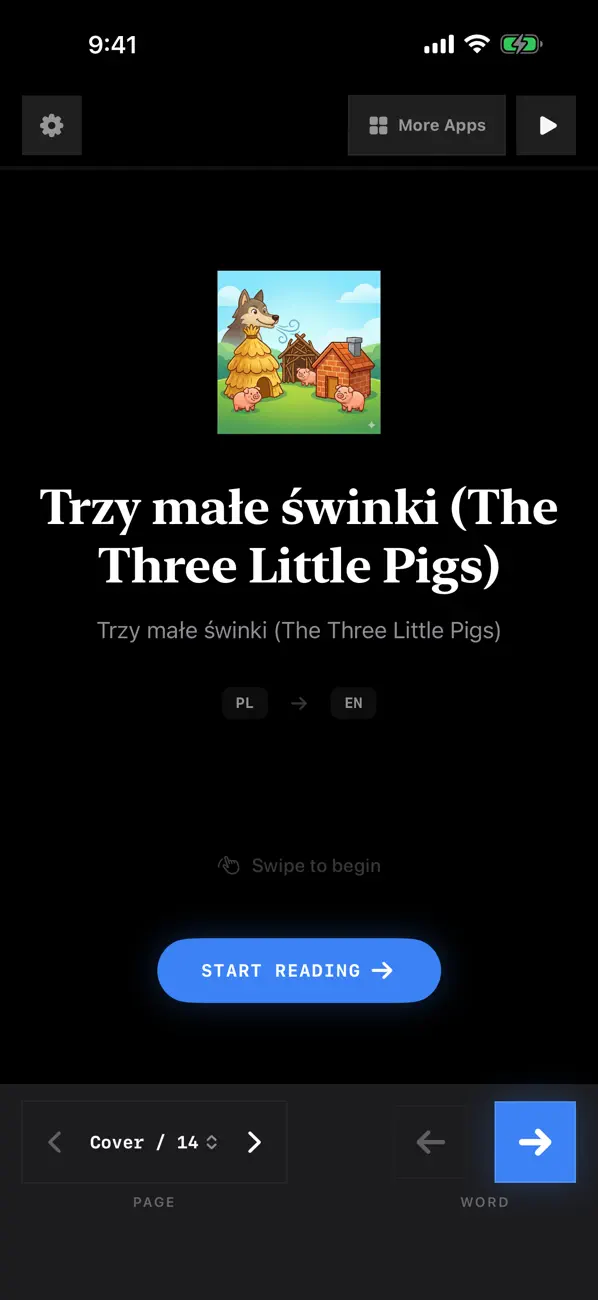 Screenshot #2 pour The Three Little Pigs Polish