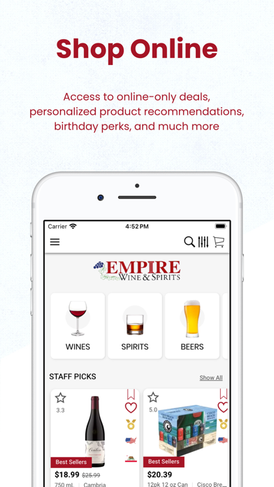 Empire Wine & Spirits Kingston Screenshot