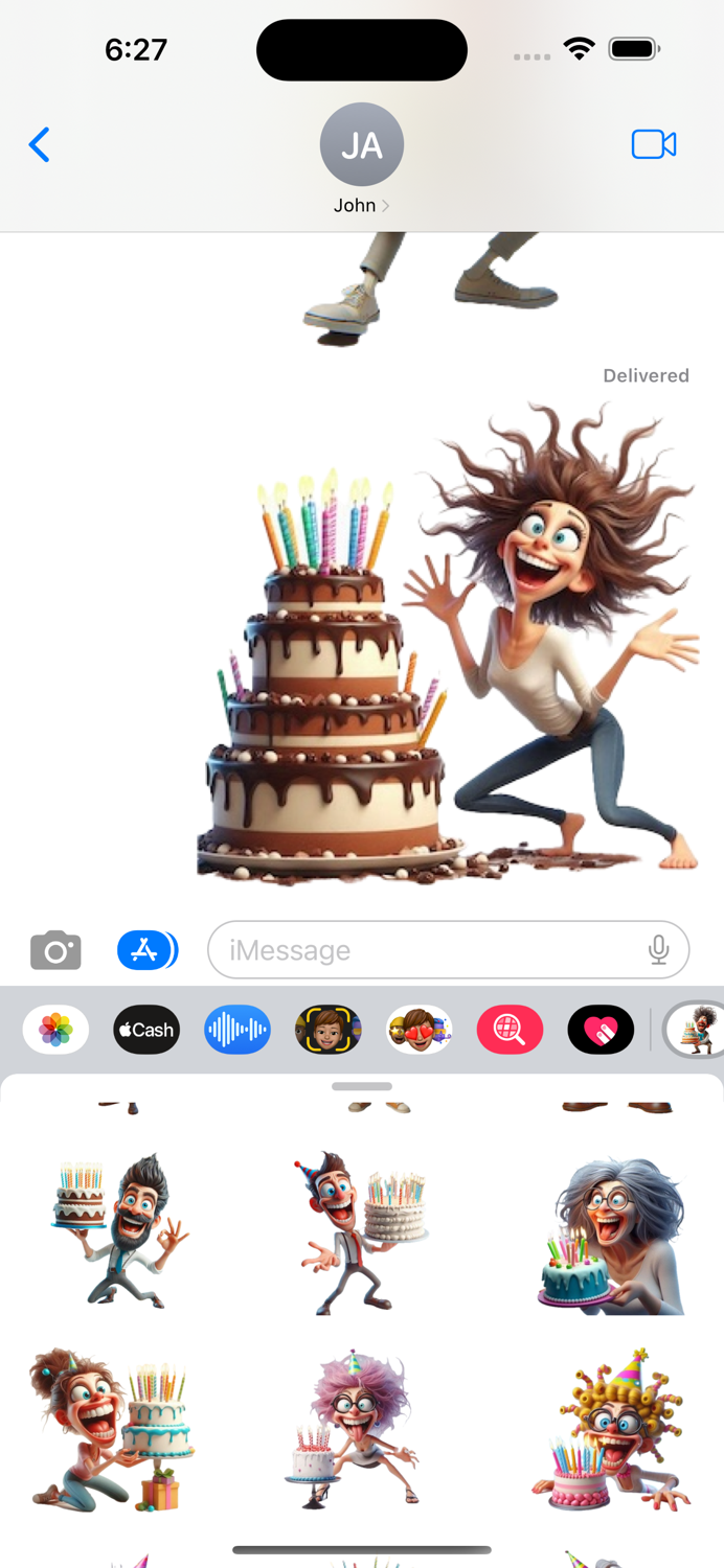 Birthday Candle Stickers