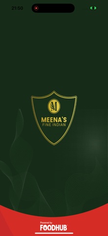 Meenas Fine Indian iPhone screenshot
