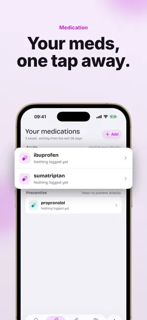 Migsy - Migraine tracker screenshot 1