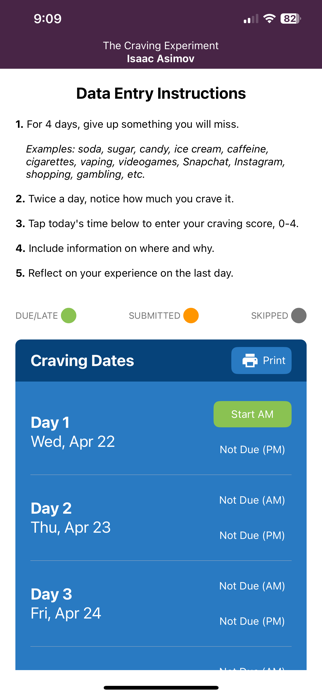 The Craving Experiment App Screenshot 3 of 4