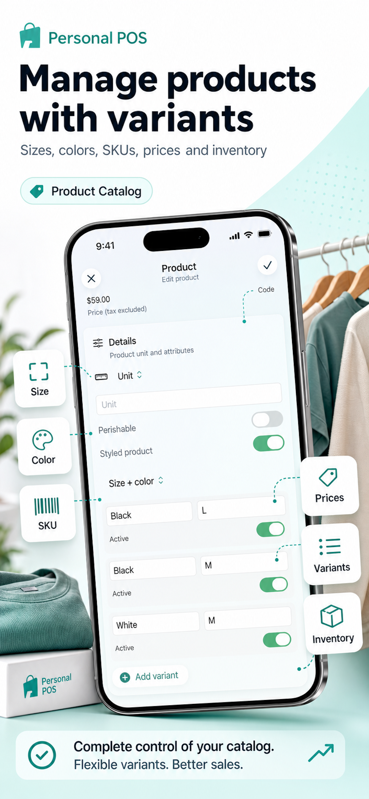 Personal POS – Sales & Stock screenshot 3