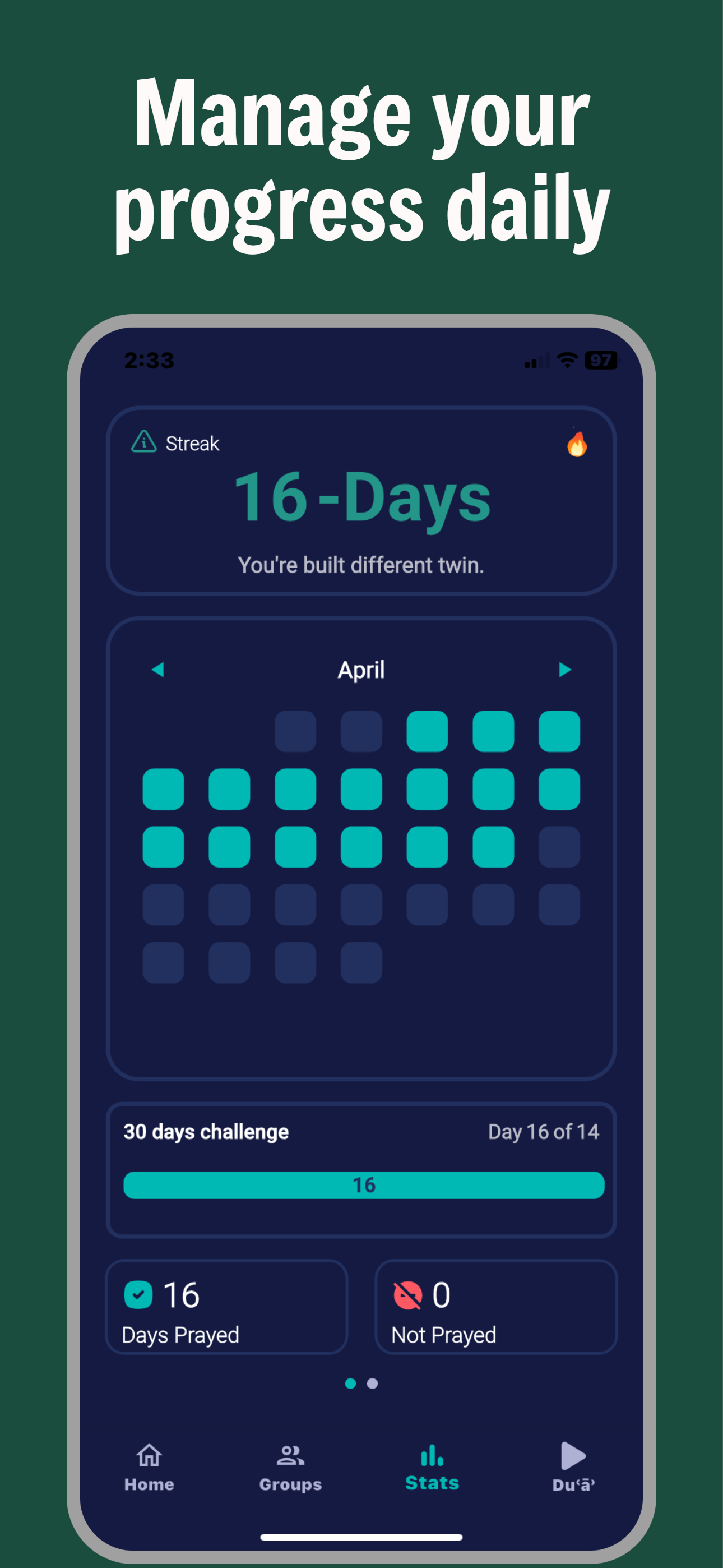 Prayer Accountability - Mizan