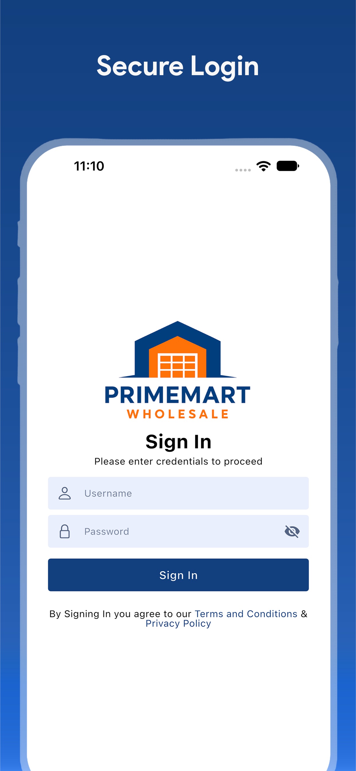 Screenshot 1 of PrimeMart Wholesale