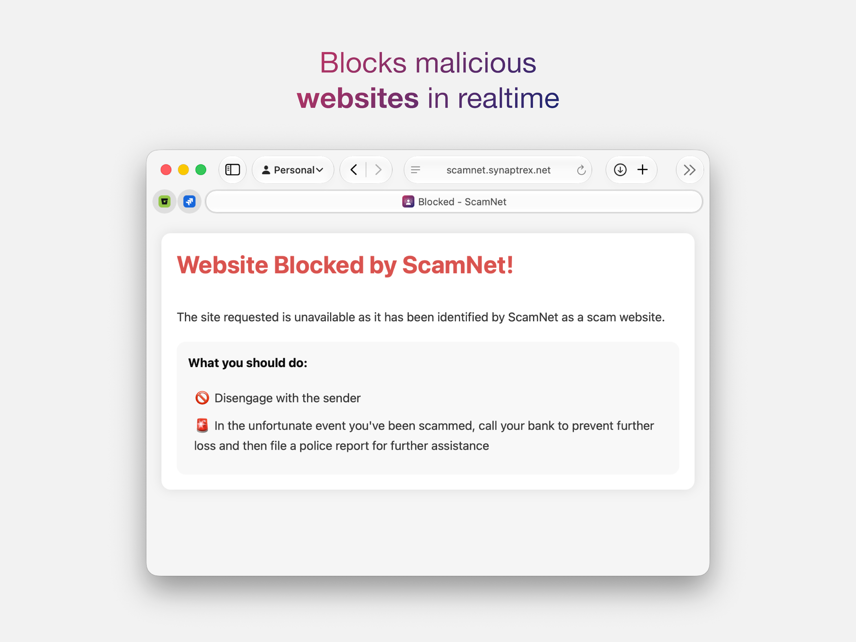 ScamNet: Anti-Scam Suite