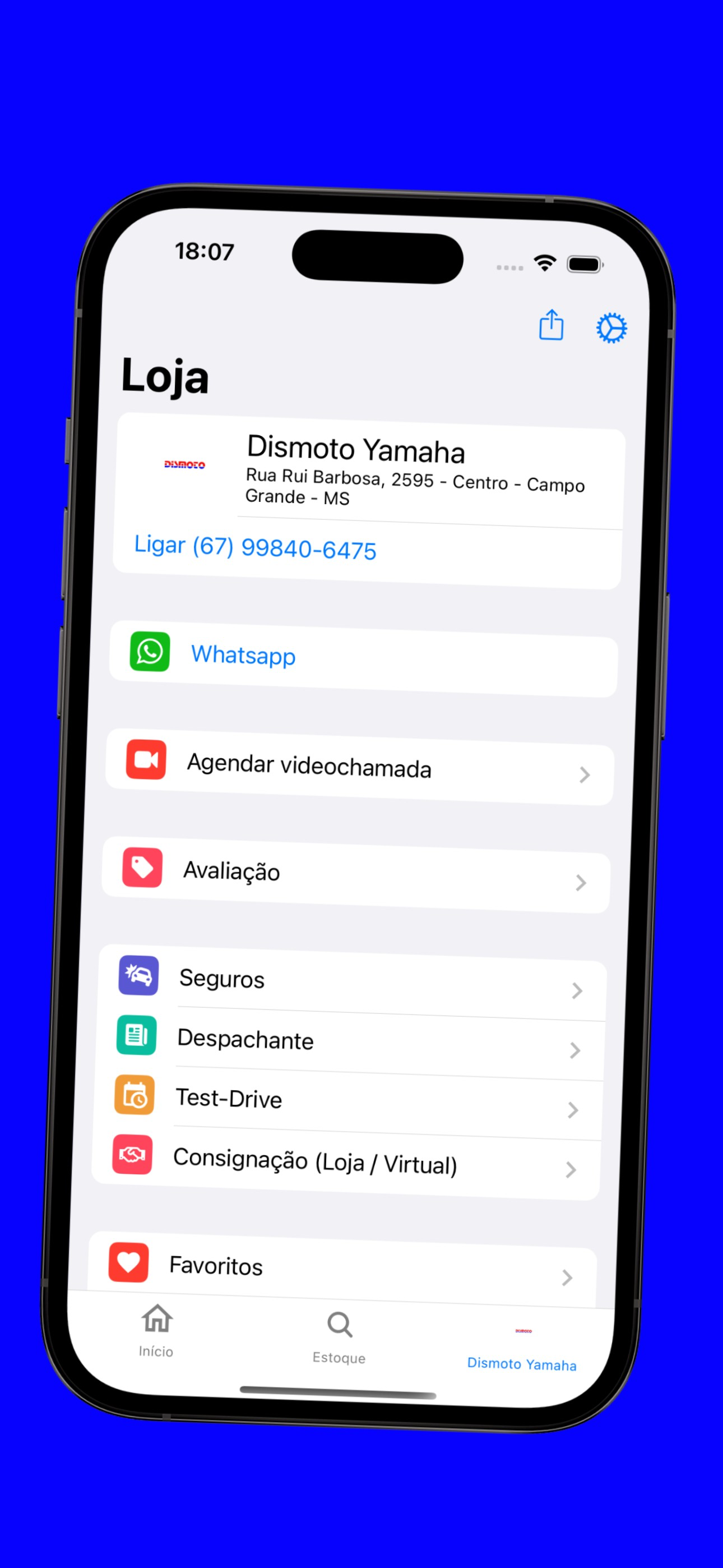 Dismoto Yamaha screenshot 4