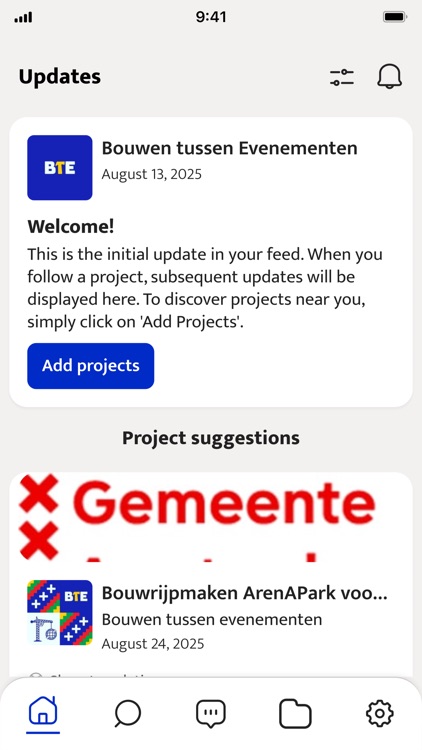 Bouwen tussen Evenementen