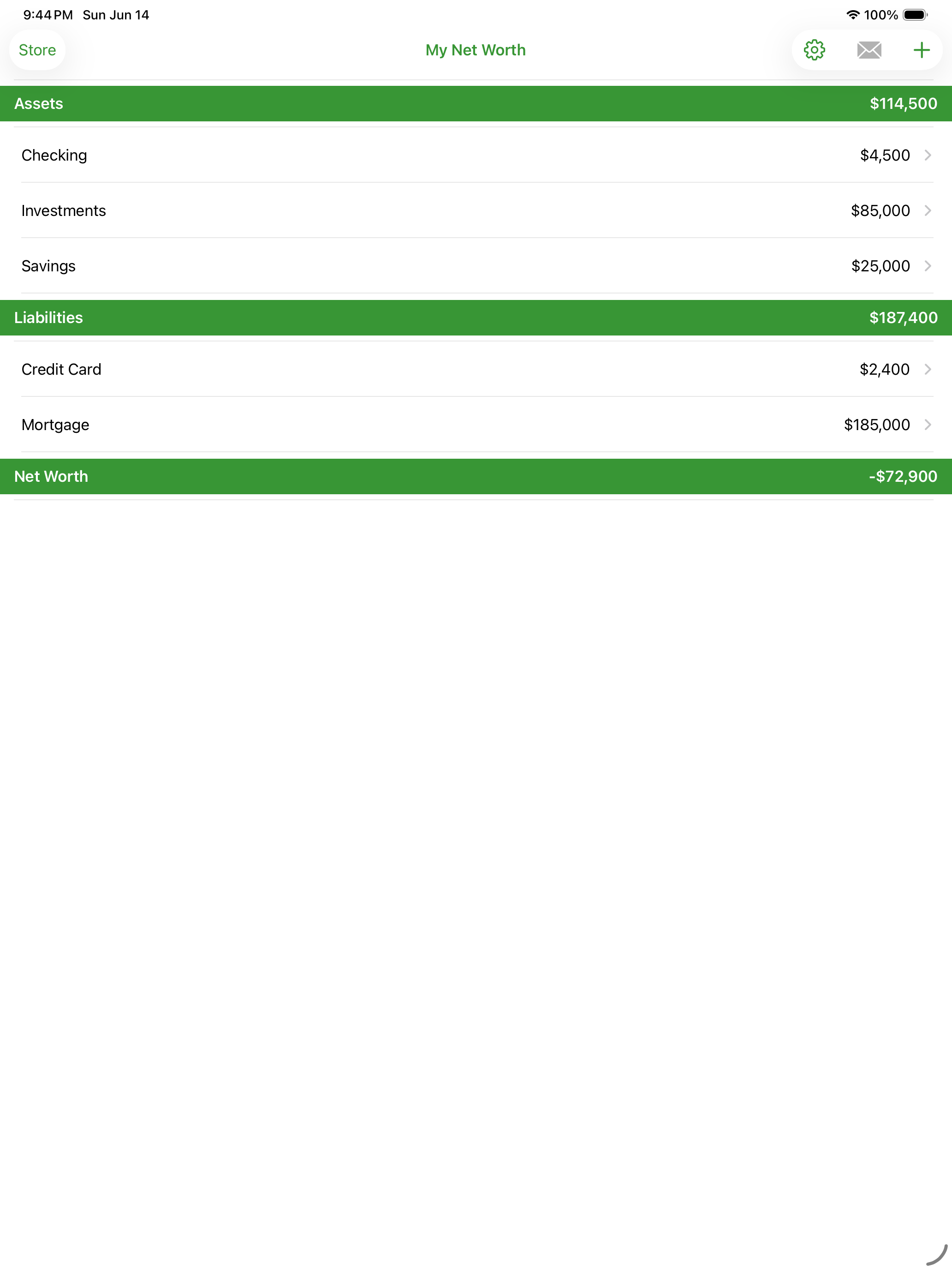 My Net Worth