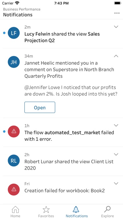 Tableau Mobile for BlackBerry screenshot-3