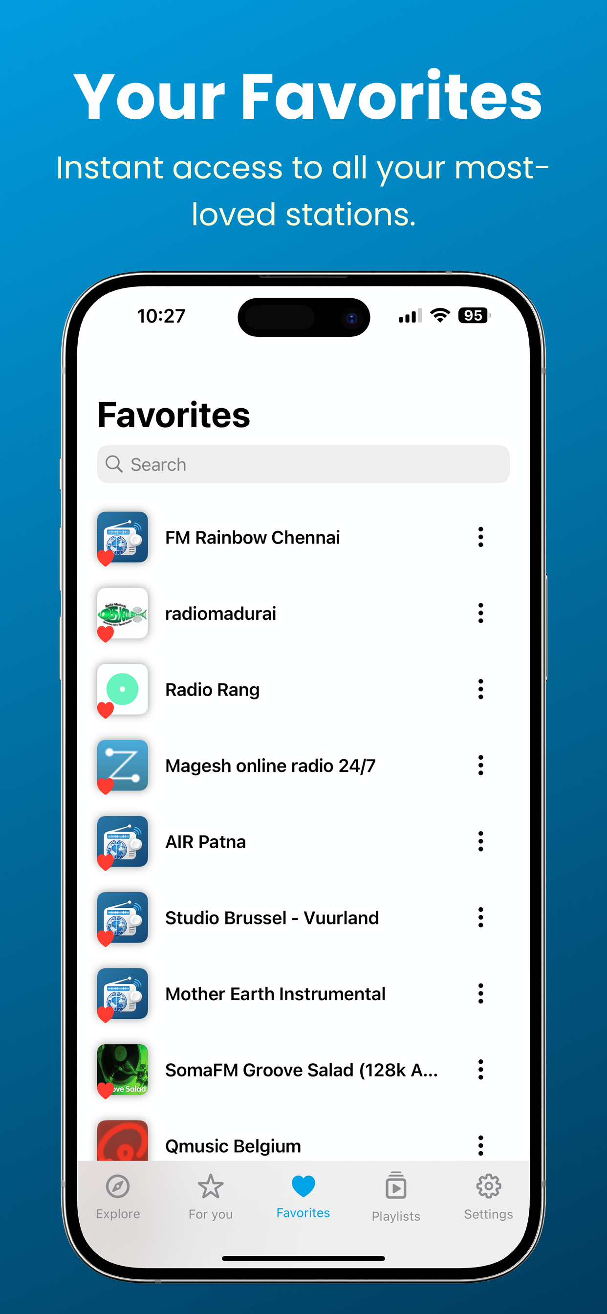 Universal Radio Player - FM AM