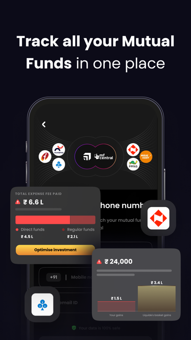 Liquide- Stocks & Mutual Funds Screenshot