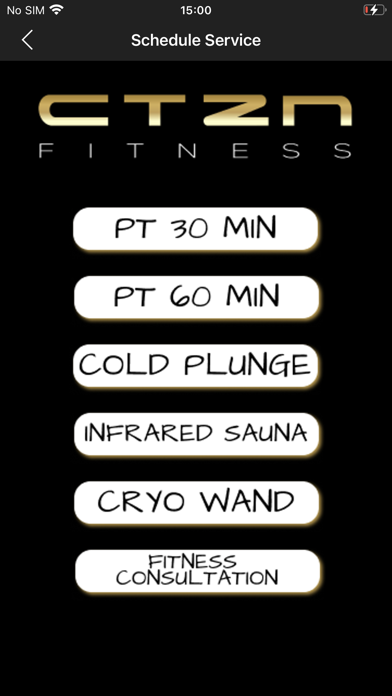CTZN Fitness Screenshot