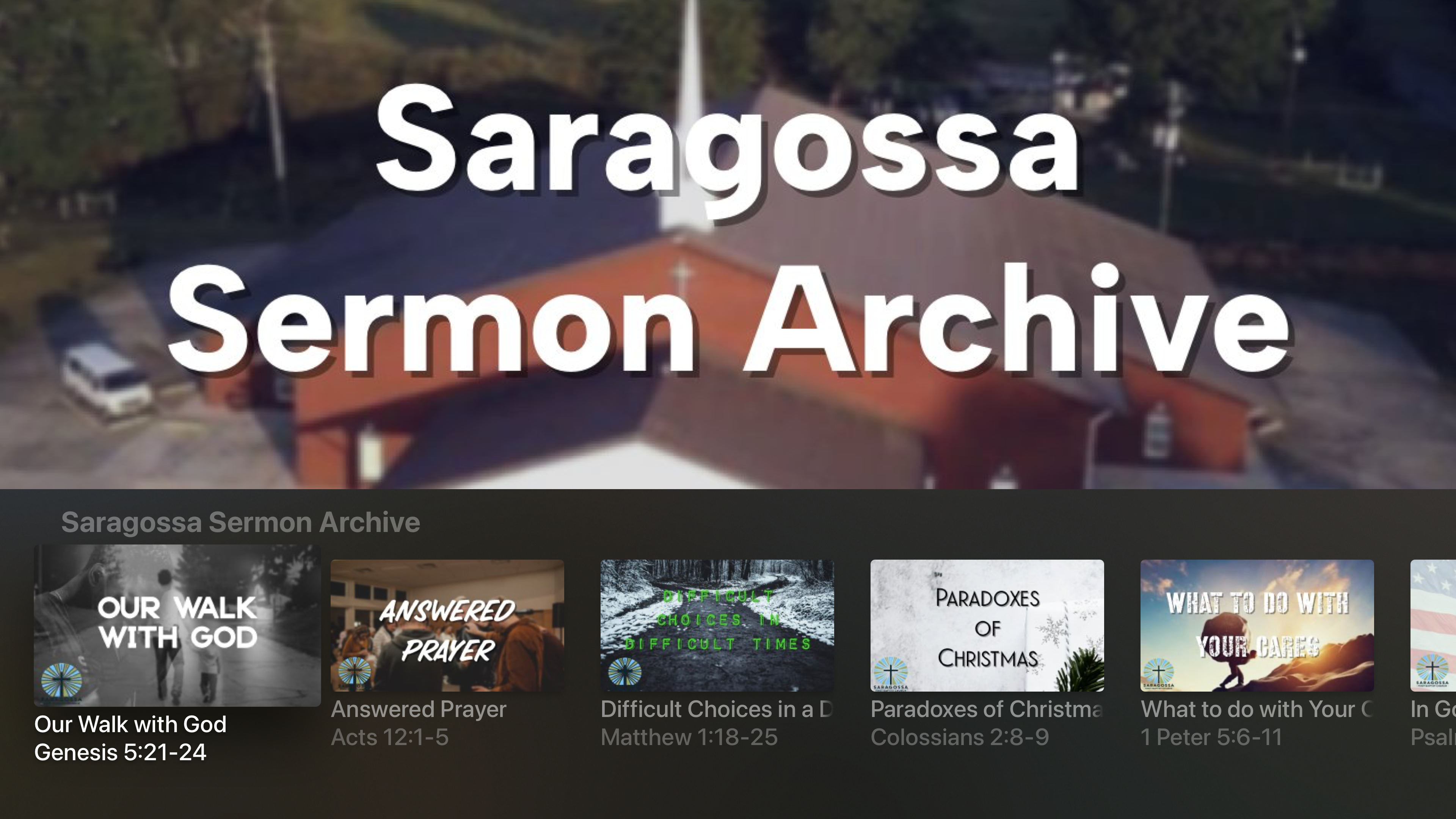 Saragossa Church App