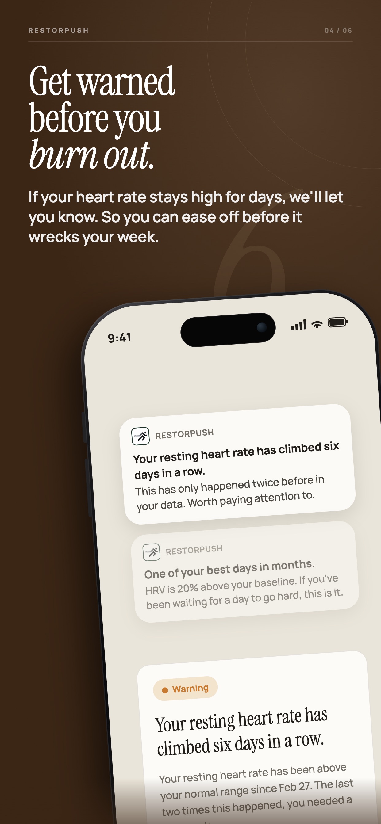Screenshot 4 of Workout Recovery: RestOrPush