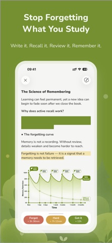 Spaced Repetition - NoteForest Screenshot 1 of 4
