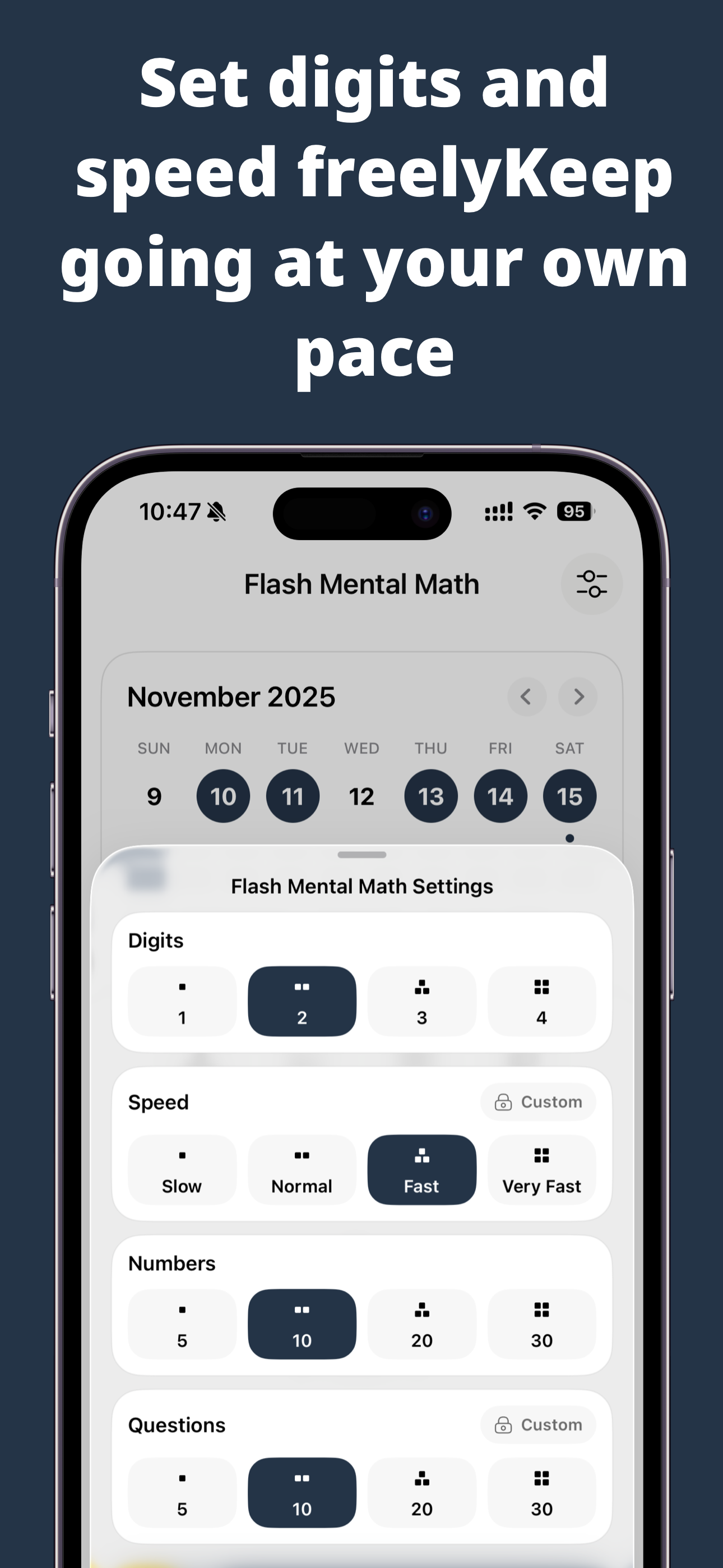 Flash Mental Math BrainFit Now screenshot 4