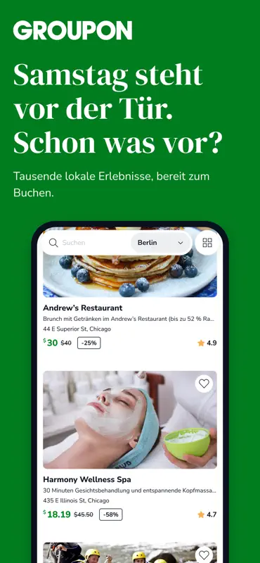 Groupon - Local Deals Near Me screenshot 1 of 7
