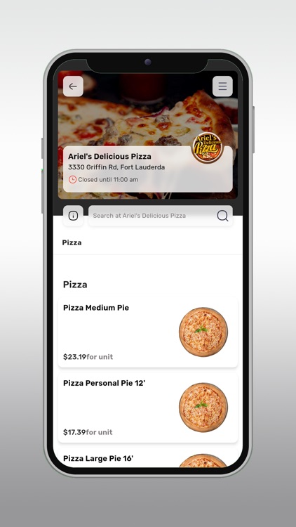 Ariel's delicious pizza