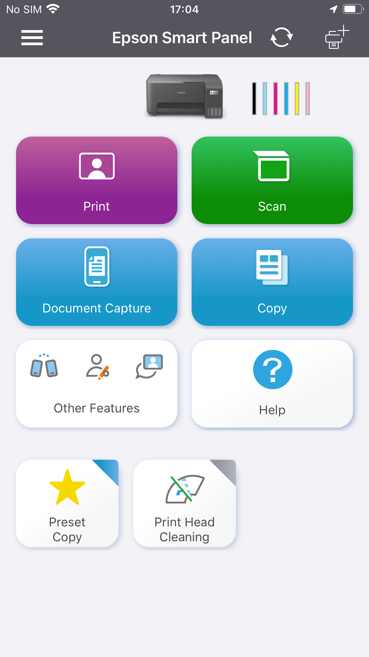 Epson Smart Panel screenshot 2