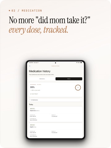 CircleCare: Family Caregiver iPad screenshot
