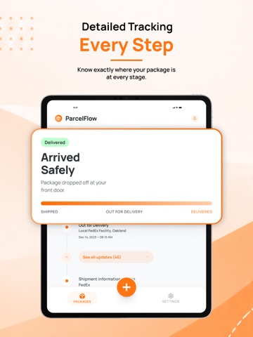 Parcel Z: Package Tracker AI iPad screenshot