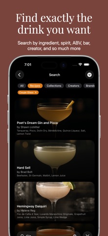 Bitters Cocktails screenshot