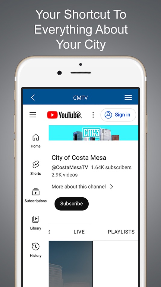 #4. Costa Mesa 311 (iOS) By: City of Costa Mesa