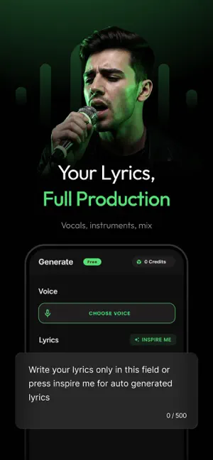 MELODIZE AI MUSIC GENERATOR iPhone screenshot 3