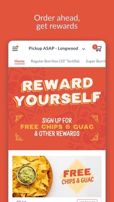 Anna's Taqueria Rewards iPhone screenshot 1 - Food & Drink app