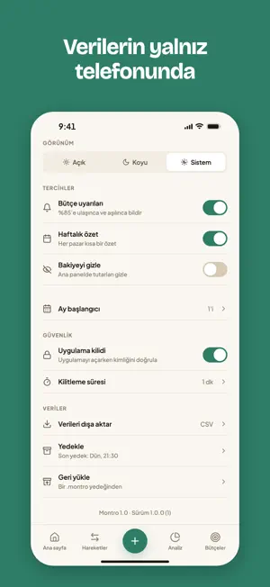 Montro: Bütçe ve Harcama screenshot 1