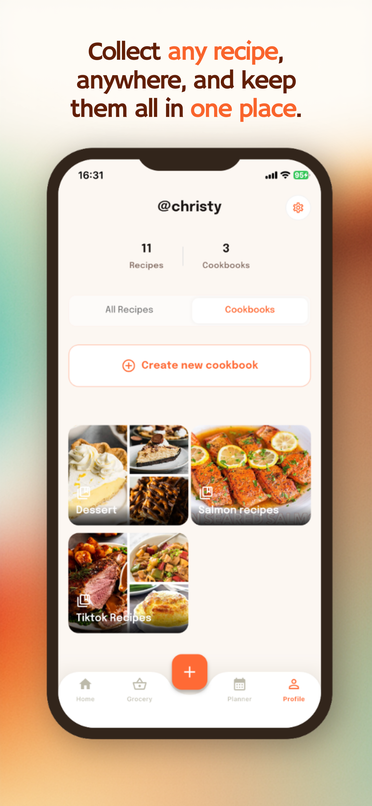 ReciPin: Recipe Organizer