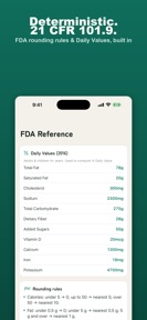 LabelForge: Nutrition Facts screenshot