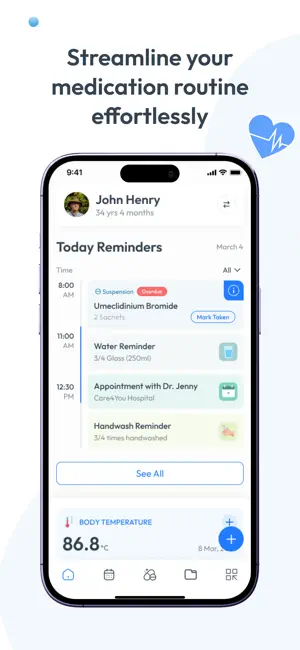 MediWatcher - Health Tracker screenshot 2