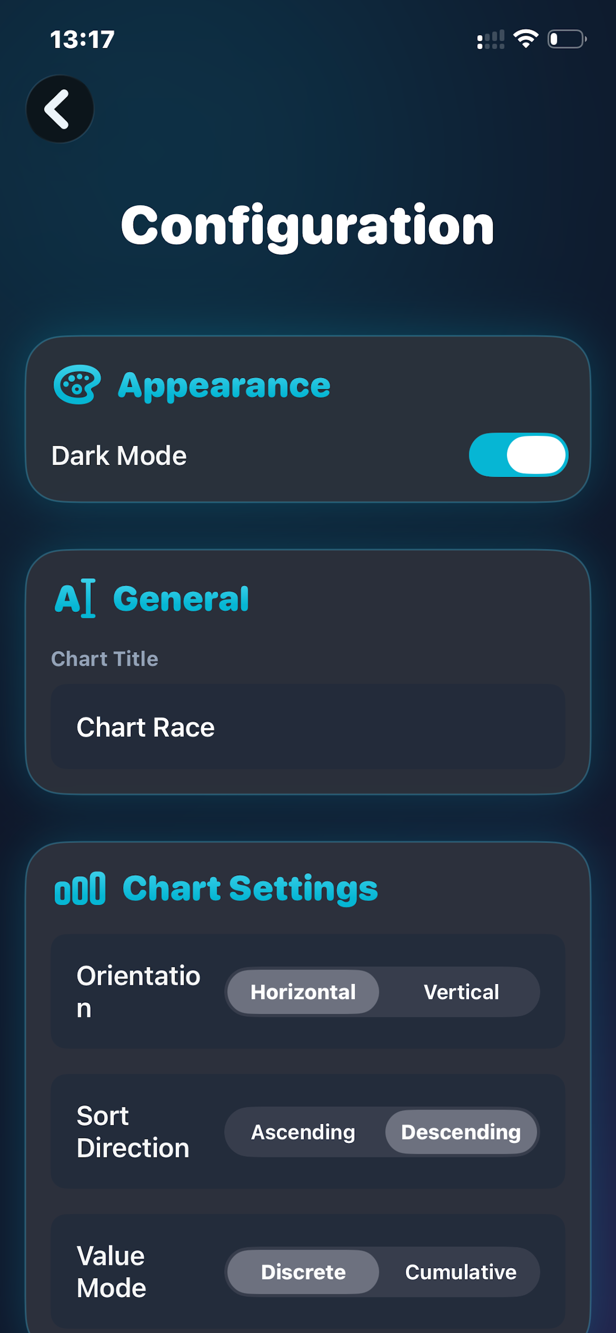 Chart Race screenshot 3
