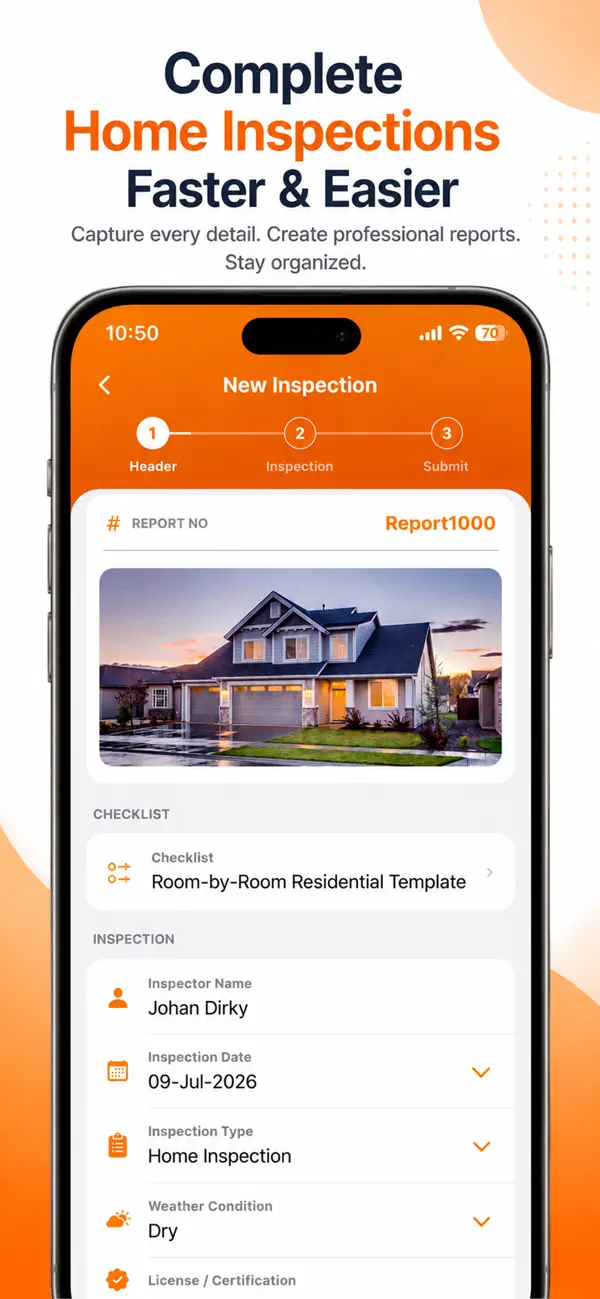 Screenshot #2 pour Home Inspection App Software