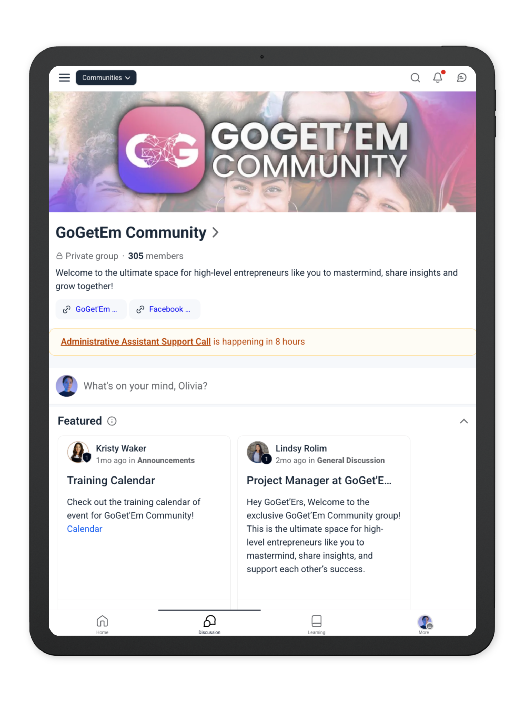 GoGet'Em Community
