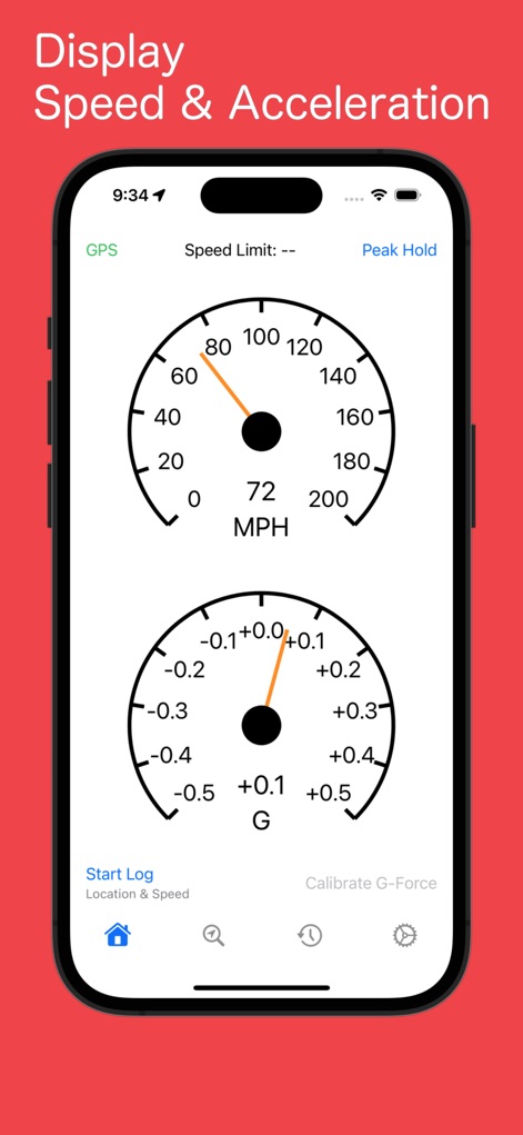 Speedometer & Logger + G Force - Navigation App | MWM