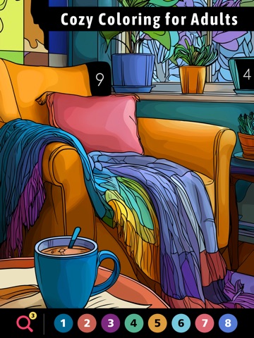 Ink: Zen Adult Color by Number iPad screenshot