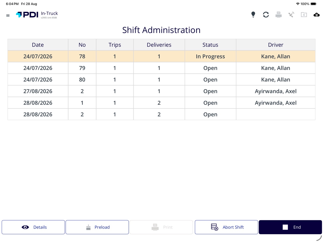 Screenshot 4 of PLC In-Truck