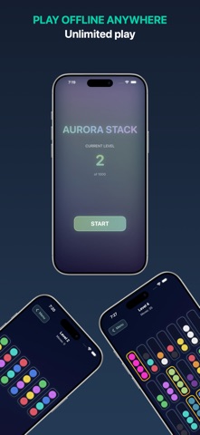 Aurora Stack Ball Sort Puzzle Screenshot 5 of 8