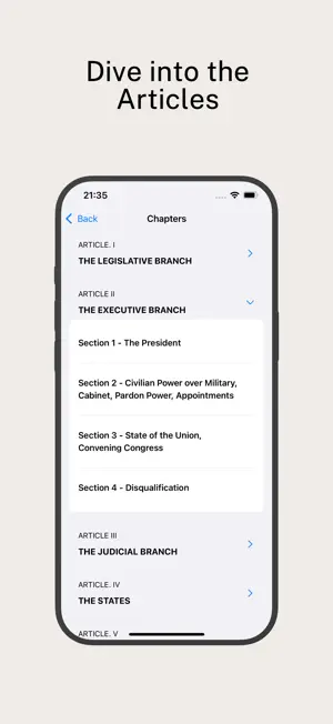 Constitution of United States. screenshot 4