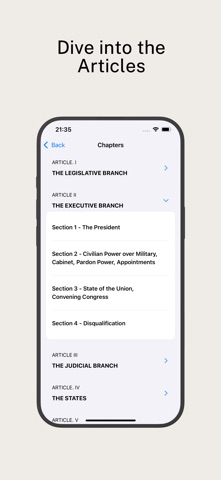 Constitution of United States. screenshot