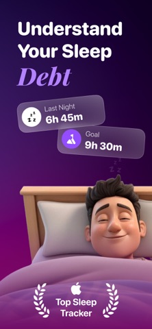 Sleep Debt: Recovery Tracker iPhone screenshot