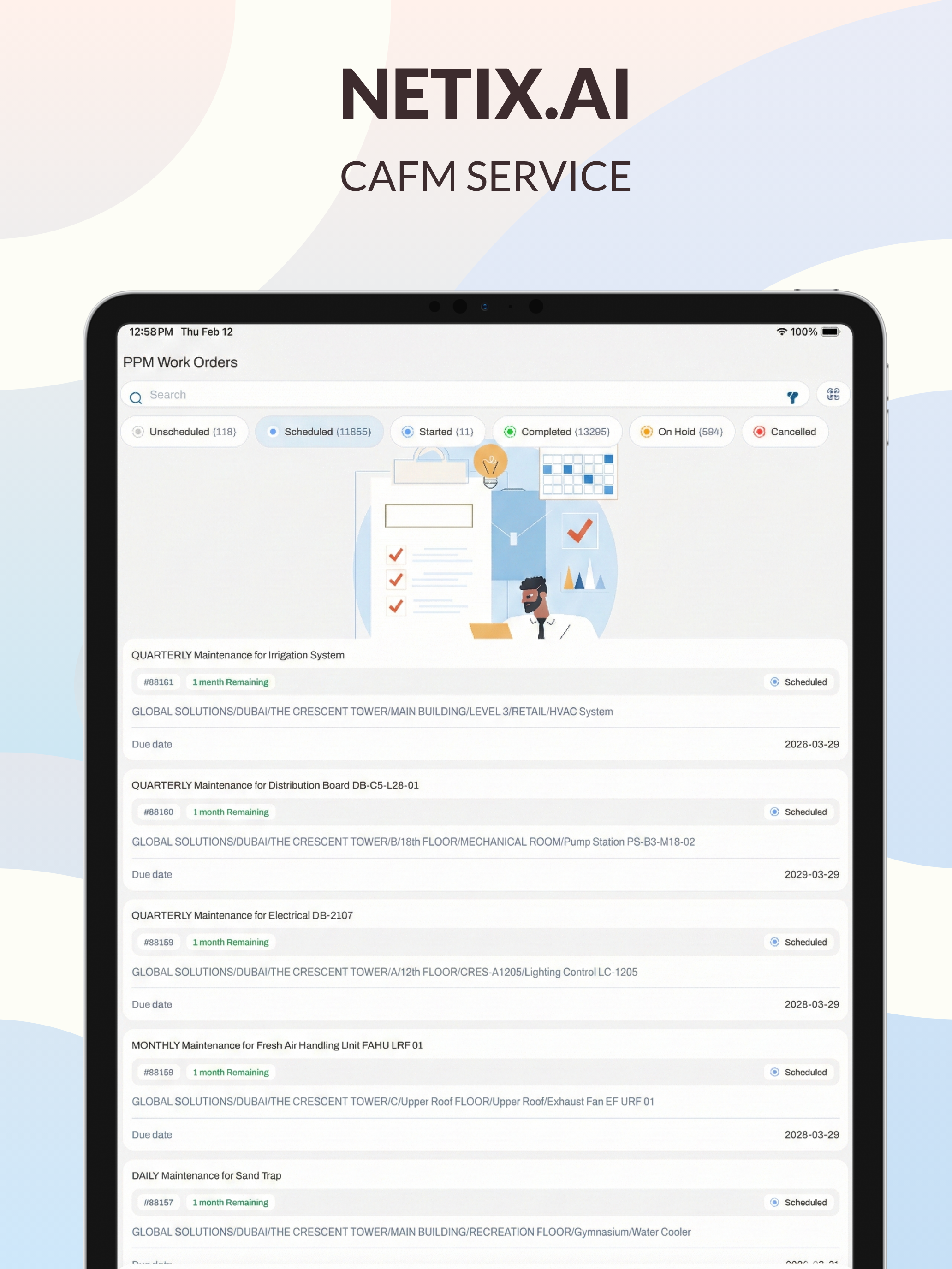 NETIX AI CAFM Service screenshot 11