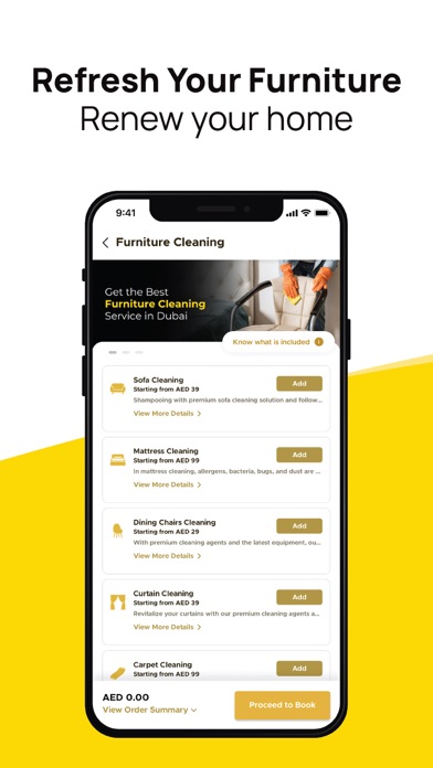 YellowZap - Home Services App Screenshot