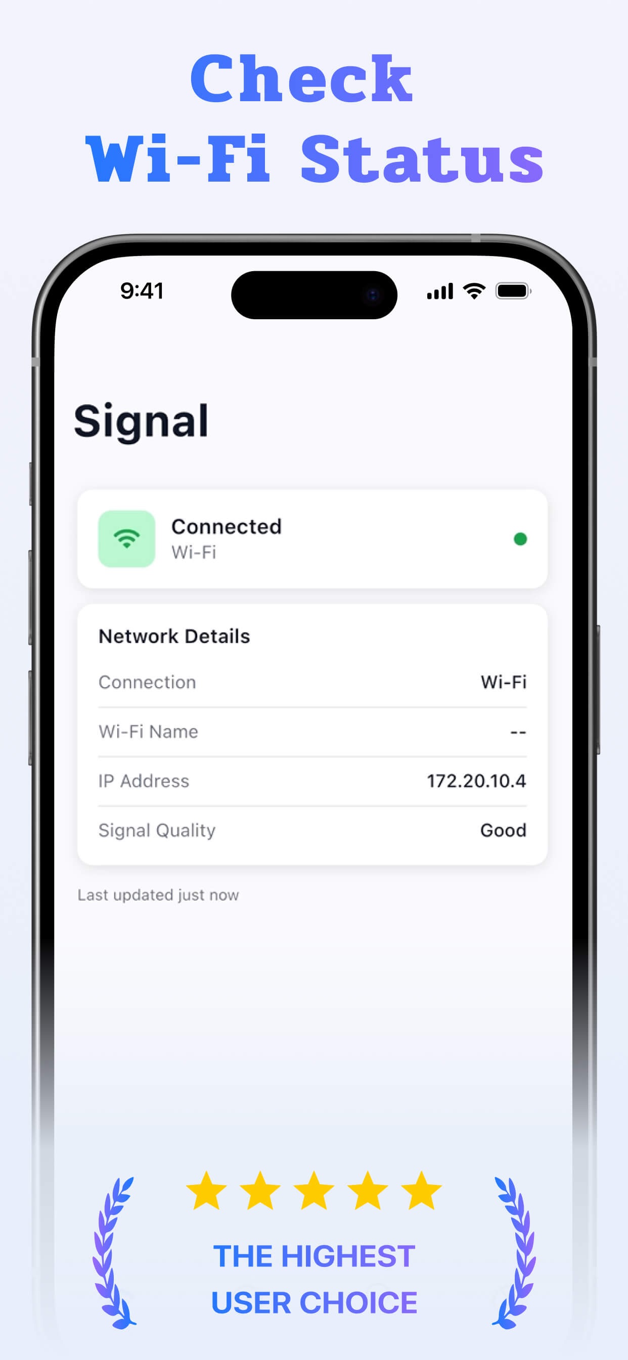 Screenshot 1 of WiSignal Pro