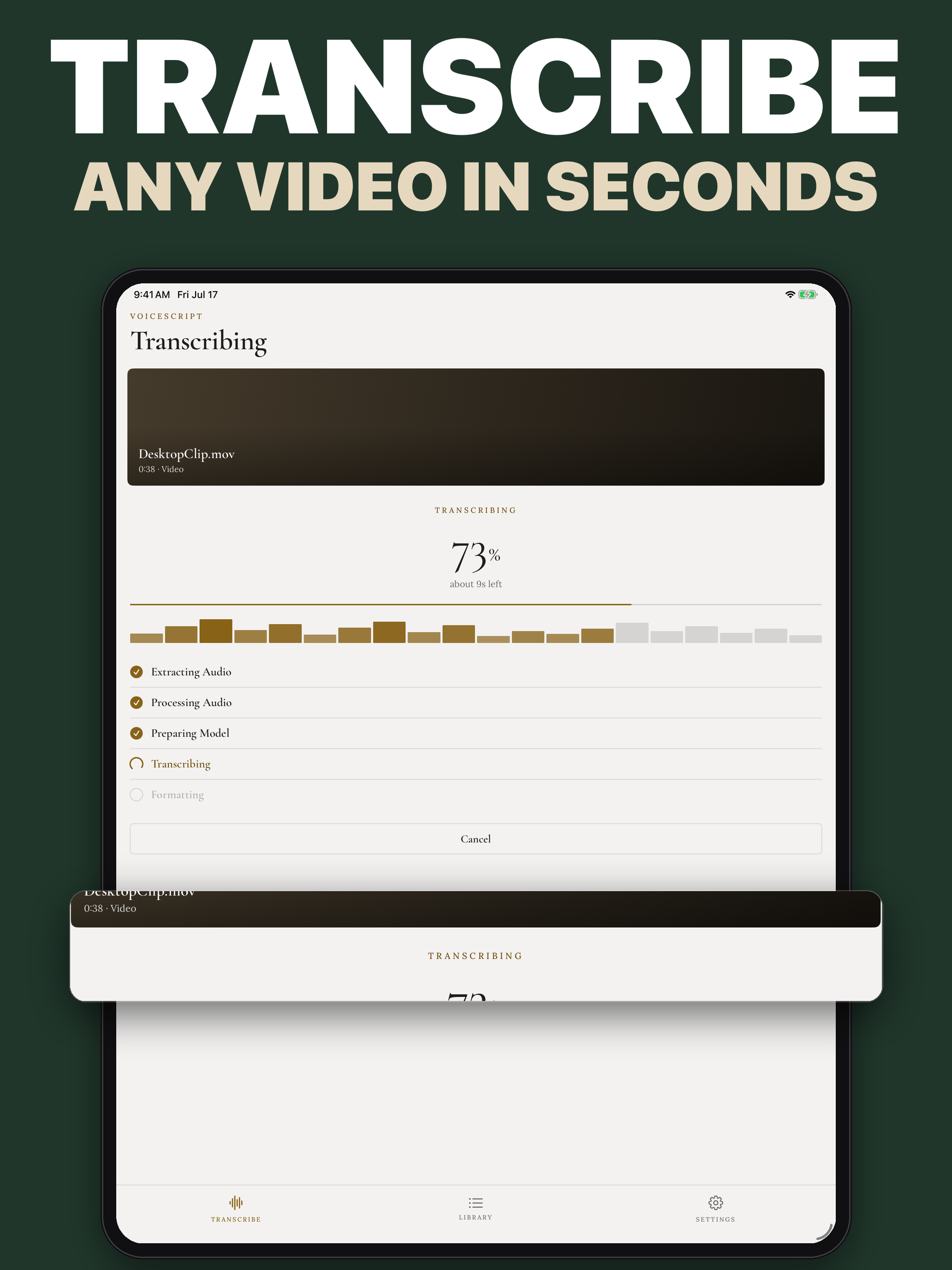 Video to Text - Transcribe MP4 screenshot 9