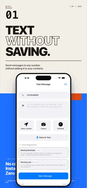 Fast Message - Chat Any Number screenshot 1